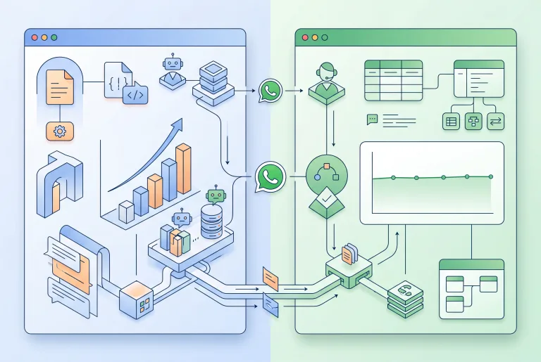 Featured image for Supabase vs Firebase Costs for Scaling WhatsApp Chatbot Systems
