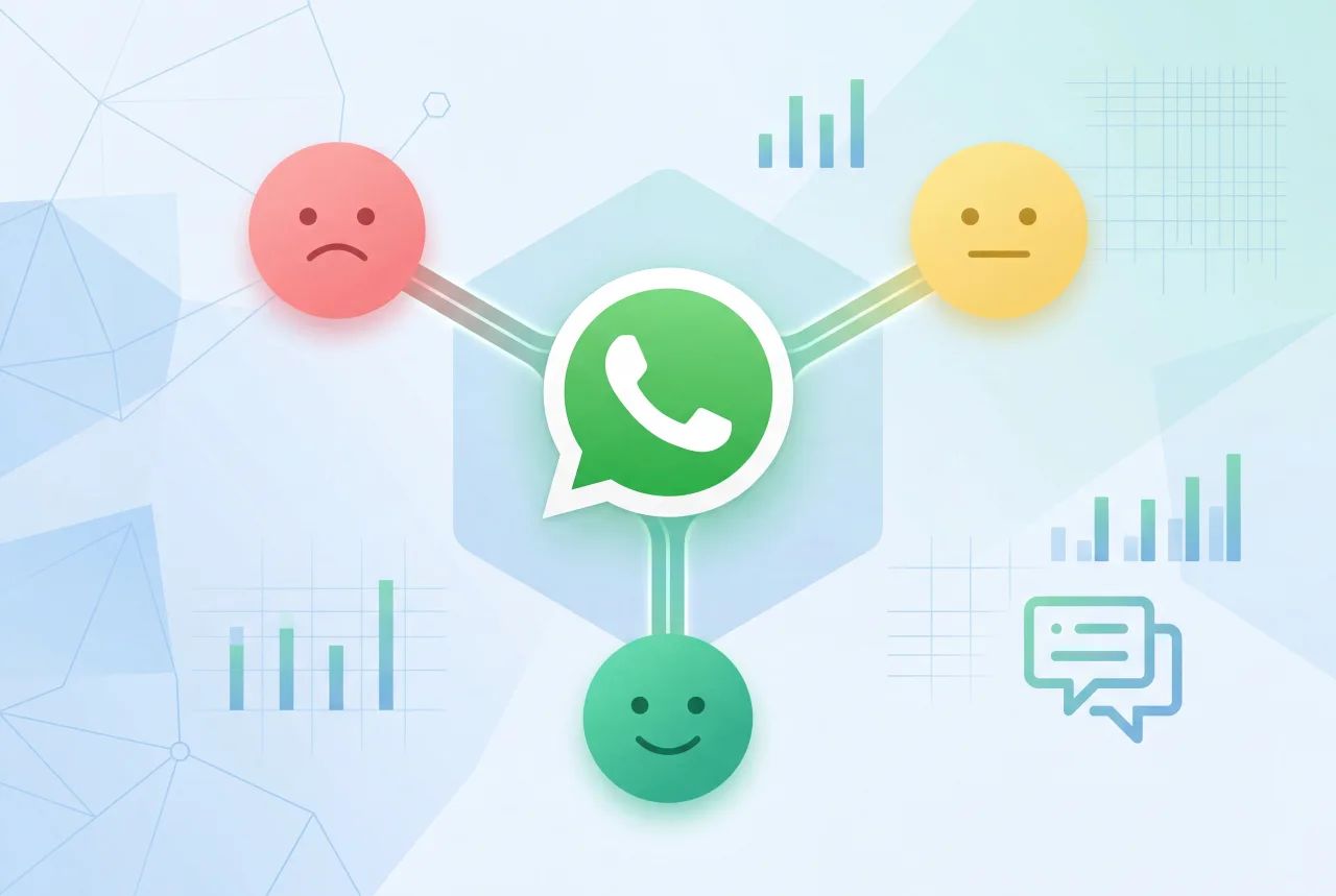 Featured image for WhatsApp Customer Sentiment Analysis: Build an n8n Pipeline