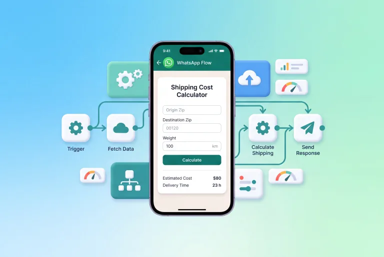 Featured image for WhatsApp Flow Dynamic Delivery Fees: Build with n8n Webhooks