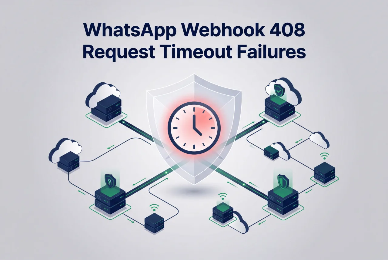 Featured image for WhatsApp Webhook 408 Request Timeout Failures: Distributed Fixes